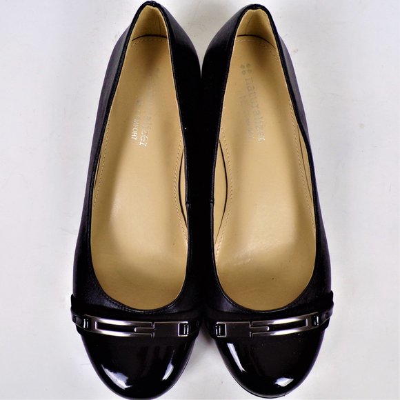 NATURALIZER N5 COMFORT size 6M HELINA black ballet flats all synthetic materials - Picture 7 of 11